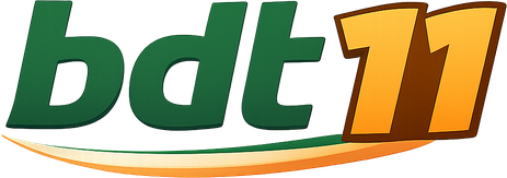 bdt 11 logo on dark green header